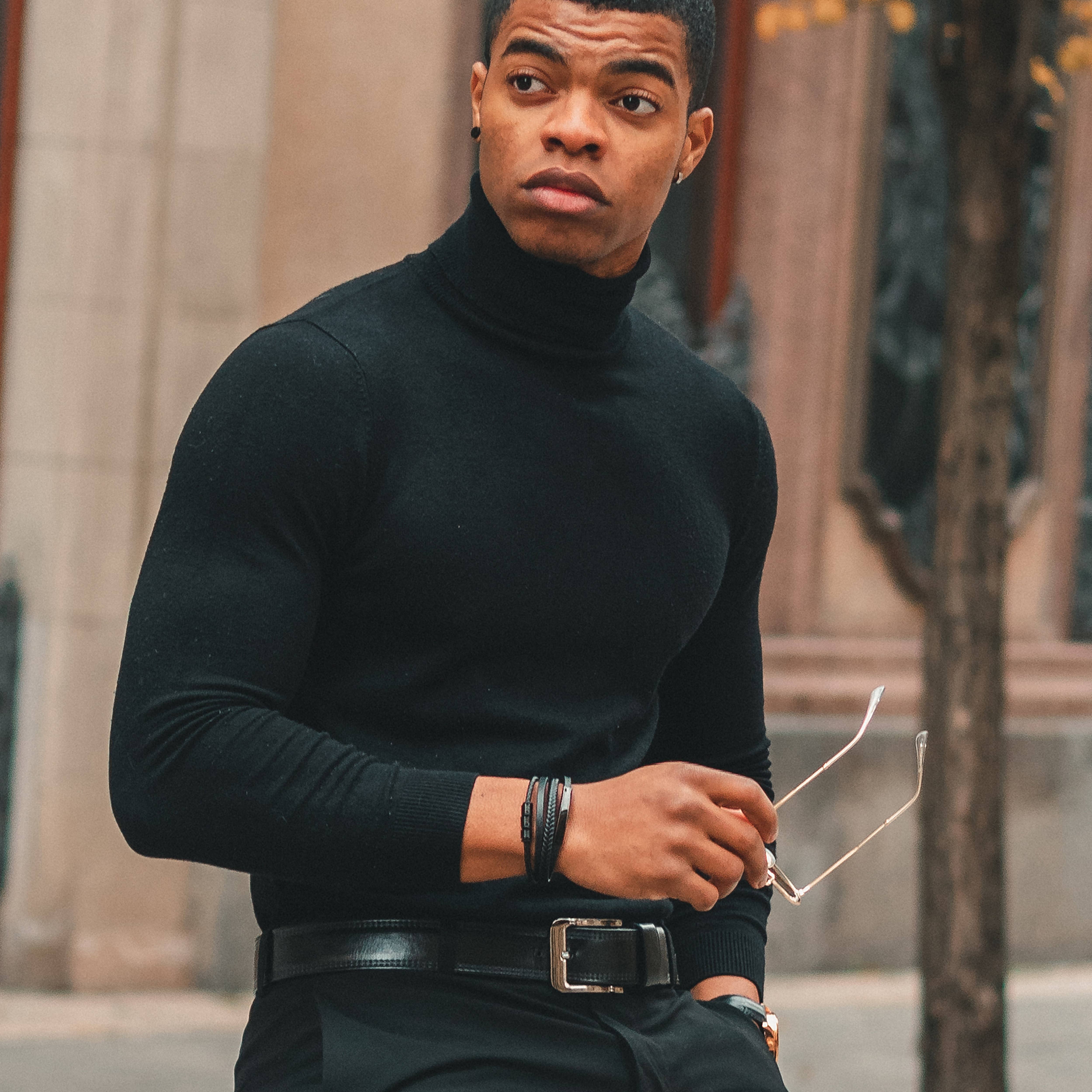 SERASAR - Wholesale Woven/Braided Bracelet - “Brave” leather bracelet17