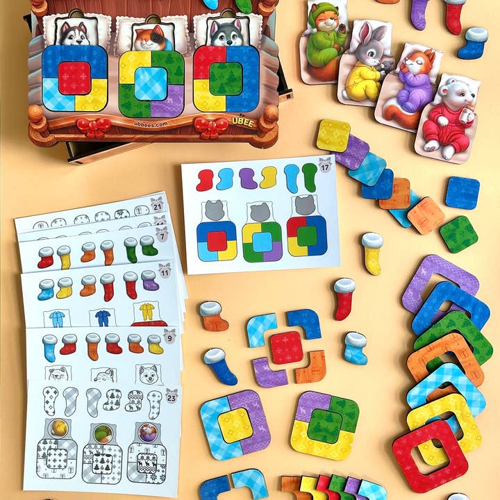 Brætspil til børn Dyr i sengen for engroshandel hos UBees