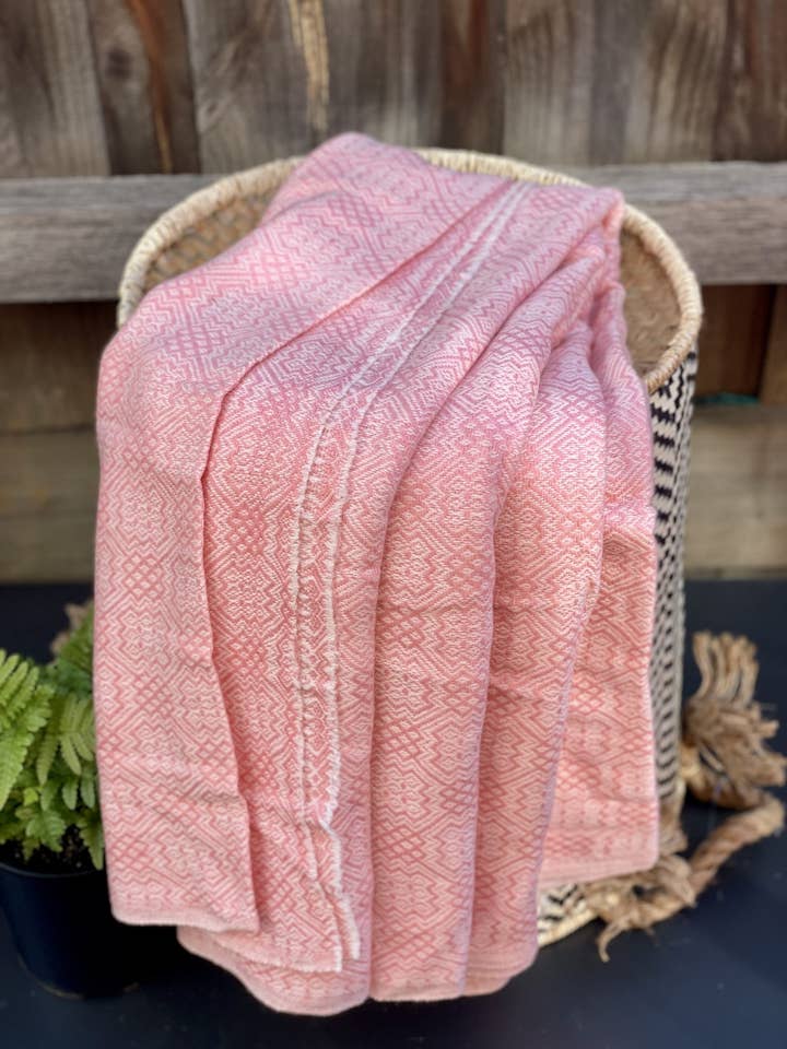 Cashmere Throw | Pink Geometric and other Purchase Wholesale loomie. Free Returns & Net 60 Terms on Faire trending on Faire.