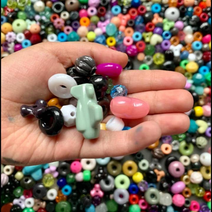 Magnifique Hearts - Wholesale Beads - Bulk Beads By Weight, Assorted Shapes, Mixed Craft Beads, Multicolor, Diy, Kids Crafts, Multi-Purposed, Necklaces, Bracelets, Craft Supplies