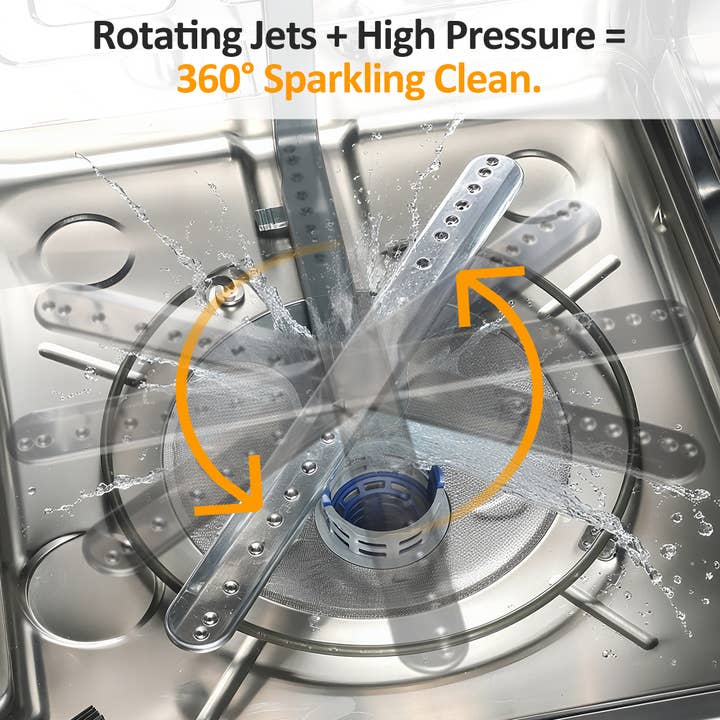 Heynemo - Wholesale Kitchen Appliance - 24" Built-in Dishwasher, 14-16 Place Settings Dish Washer4