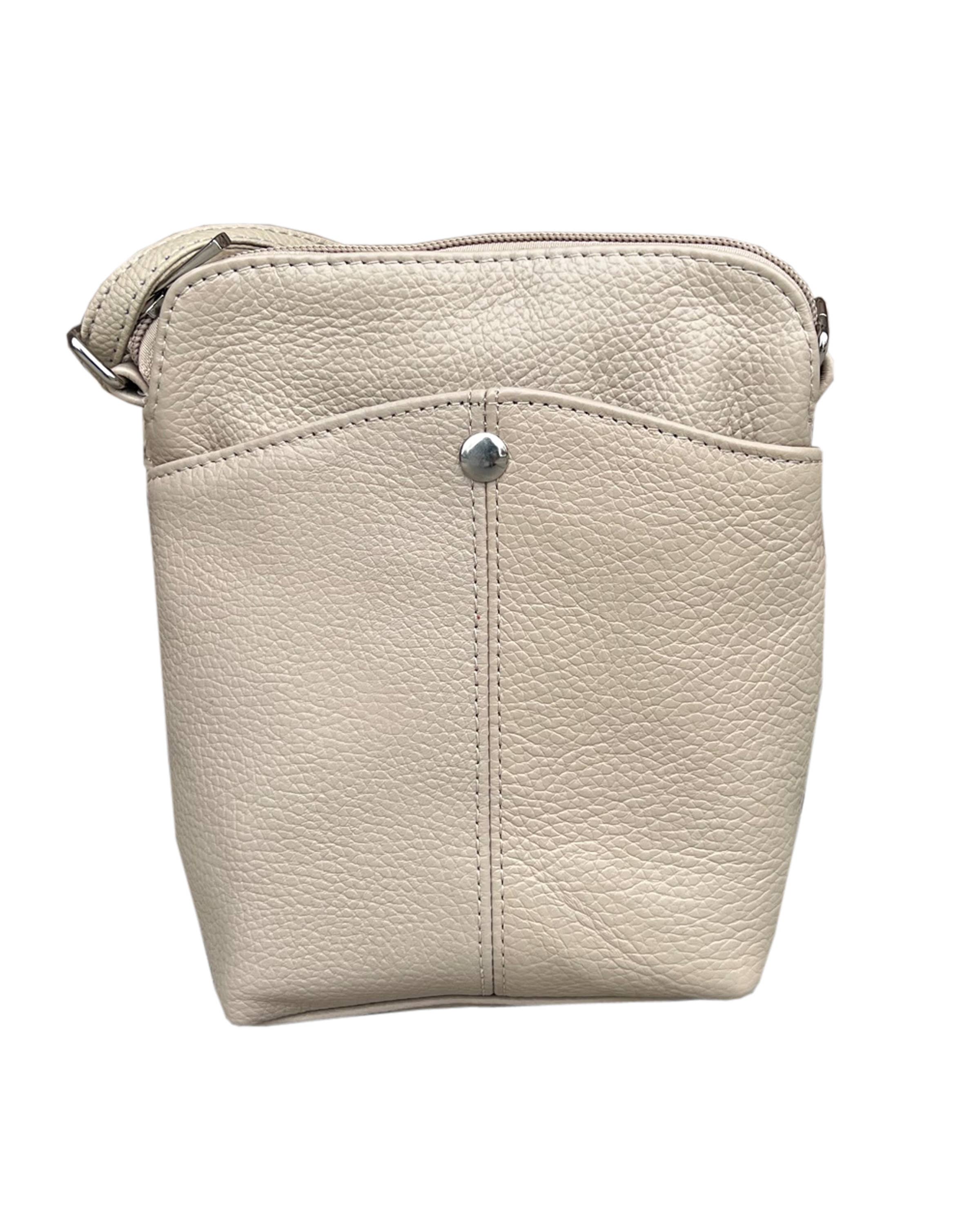 Roma Leathers, Inc. - Wholesale Crossbody Bag - Women's - W026 Cowhide Women Mini crossbody shoulder bag phone pouch2