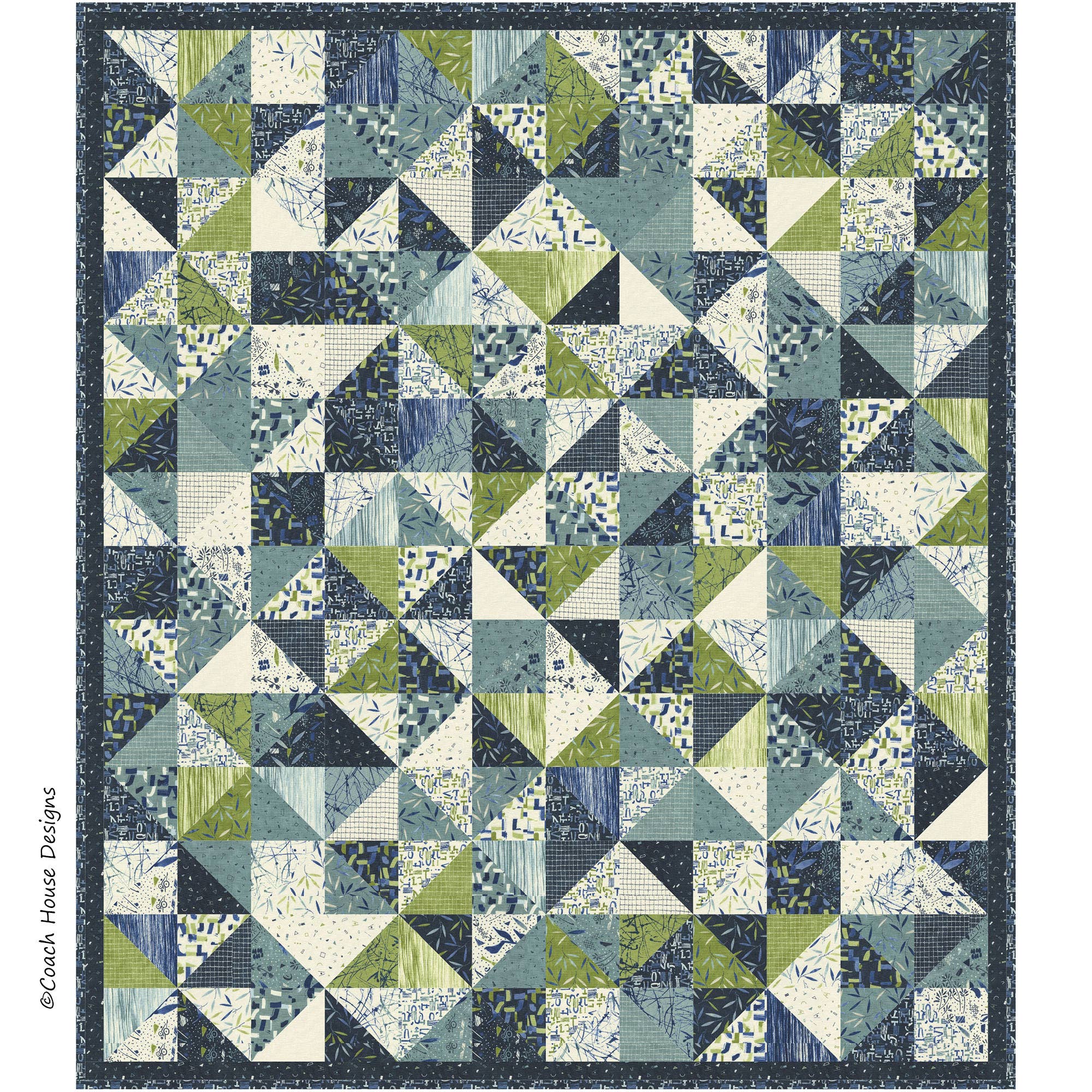 Coach House Designs - Wholesale Quilt - Scrappy Happiness Quilt Pattern7