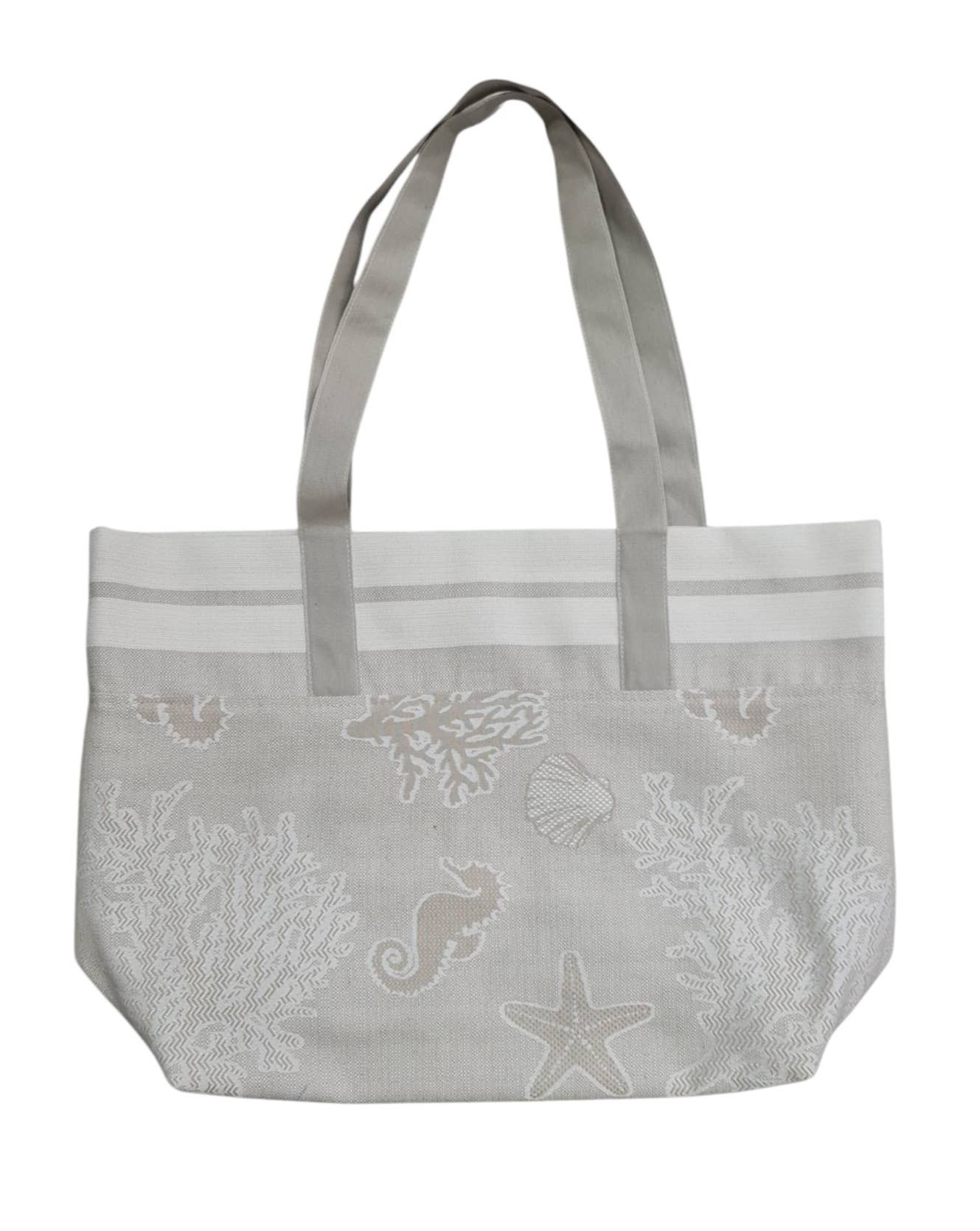Lunaria Lab - Vente Sac de plage - Sac de Plage en Coton Déperlant Beige7