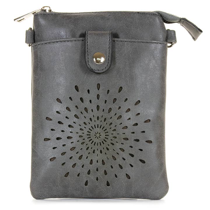 22 Tote – wholesale Crossbody bag – Women's – Laser Starburst Cell Phone Crossbody Wristlet1