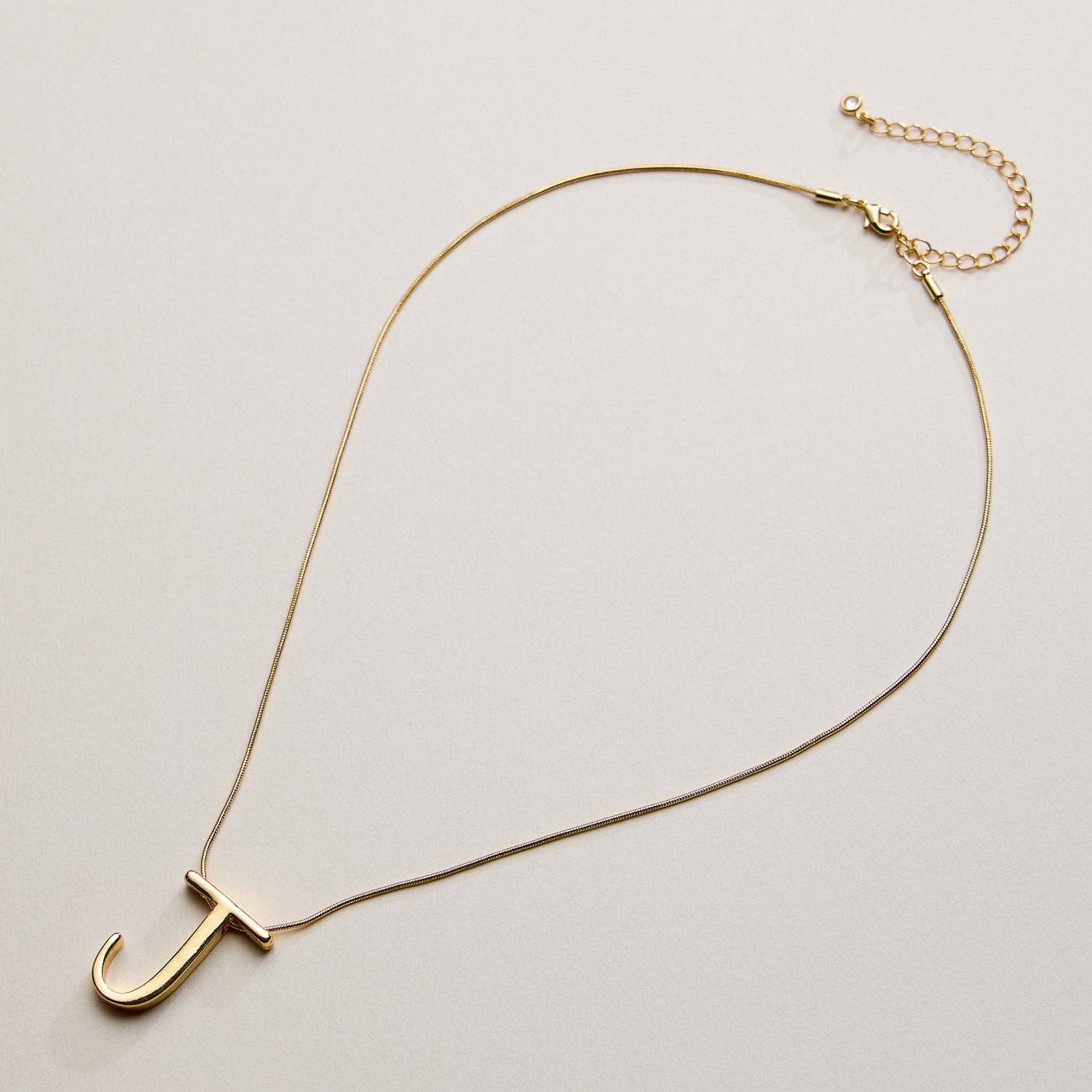 Frem - Wholesale Pendant/Charm Necklace - A Set of 16 Letters Gold Dipped Necklace – Gold & Silver Alphabet Charm Jewelry24