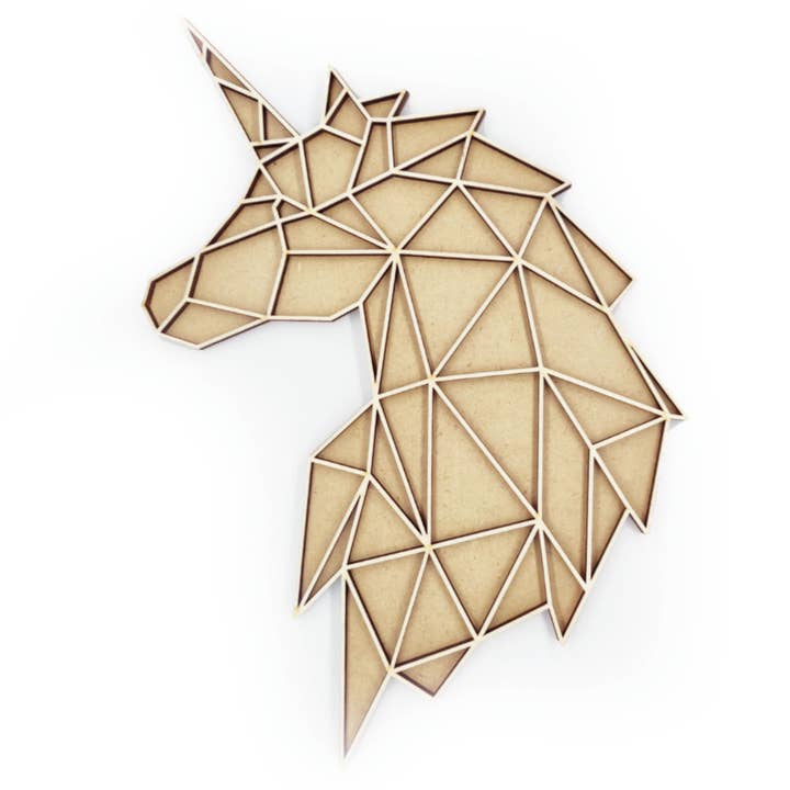 unicorno geometrico per la vendita all'ingrosso da parte di Evyre Scrapbooking