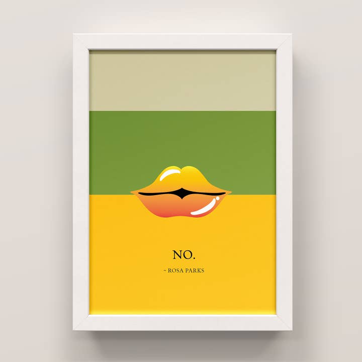 Rosa Parks sagt KEIN Kunstdruck für den Großhandel von Namoh