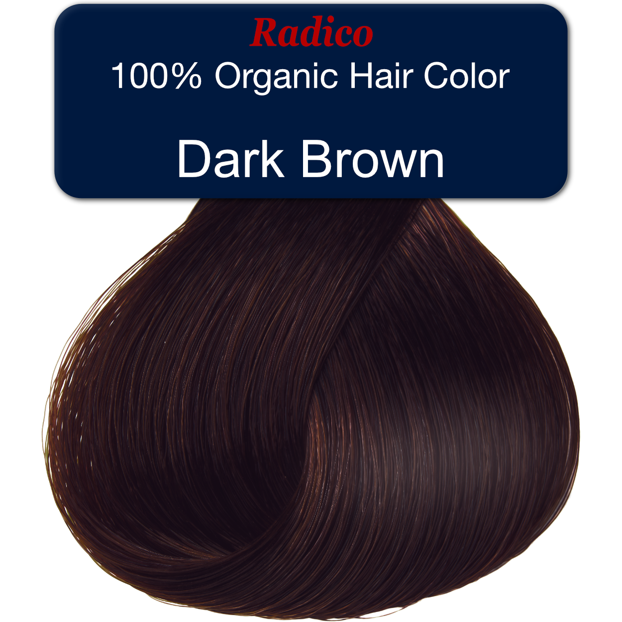 Radico USA - Wholesale Hair Dye - Men's Dark Brown - 100% Organic Hair Coloring1