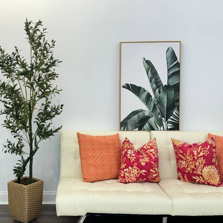 6Ft-Dark Green Abundant Leaves-2 heavy steady trunks for wholesale by Angel Isabella