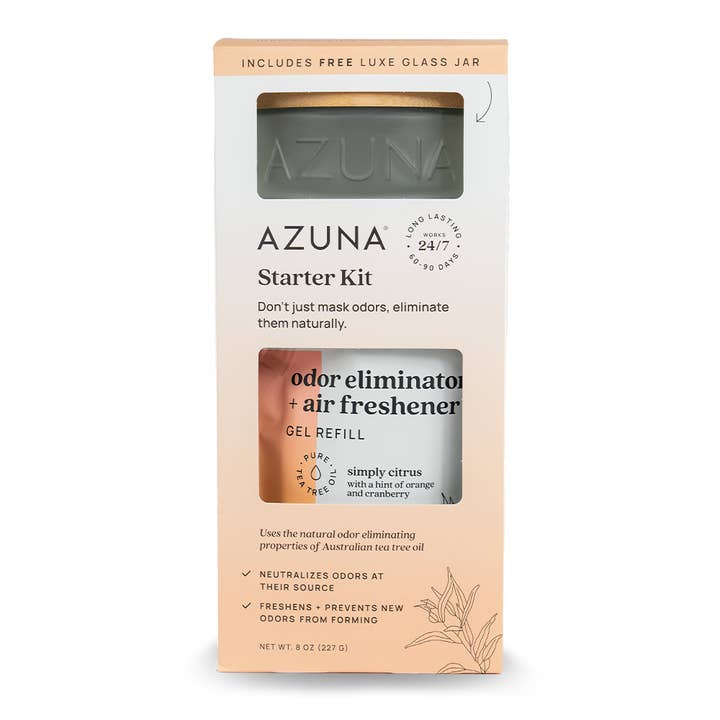 Azuna Fresh - Wholesale Air Freshener - 8 oz Odor Eliminator + Air Freshener Starter Kit (box set)