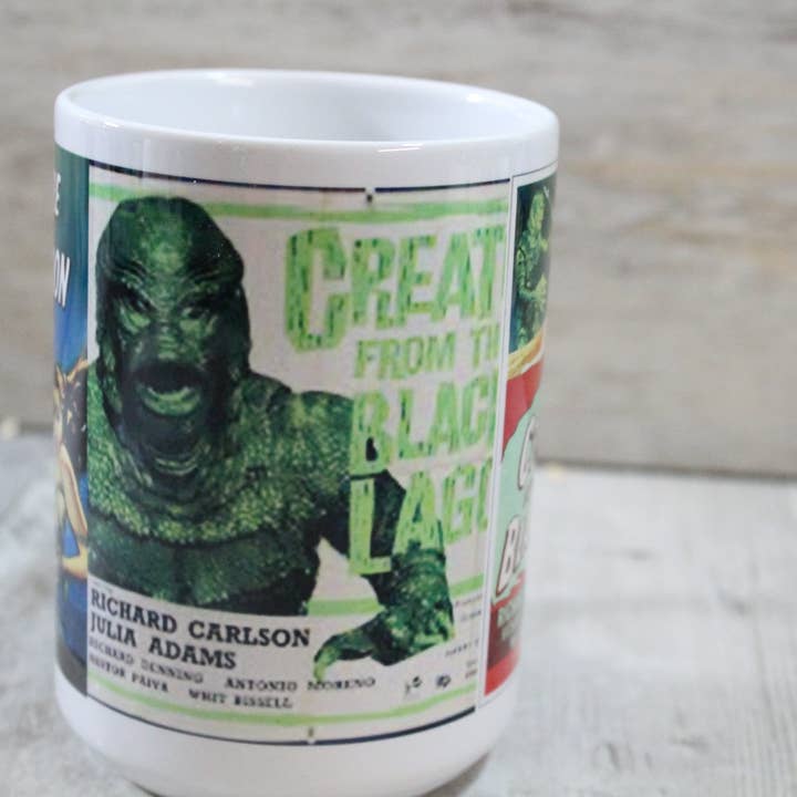 Raven Design - Wholesale Coffee Mug - Creature from the Black Lagoon Inspired Movie mug