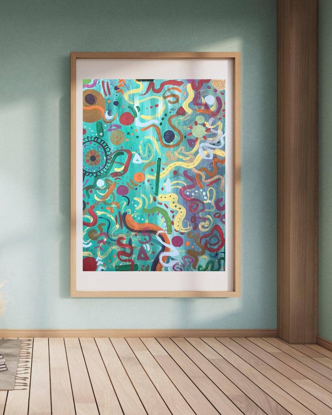 Lyela’s Art - Vendita all'ingrosso Stampa artistica - Arte Contemporanea Astratta su Tela di Barriera Corallina2