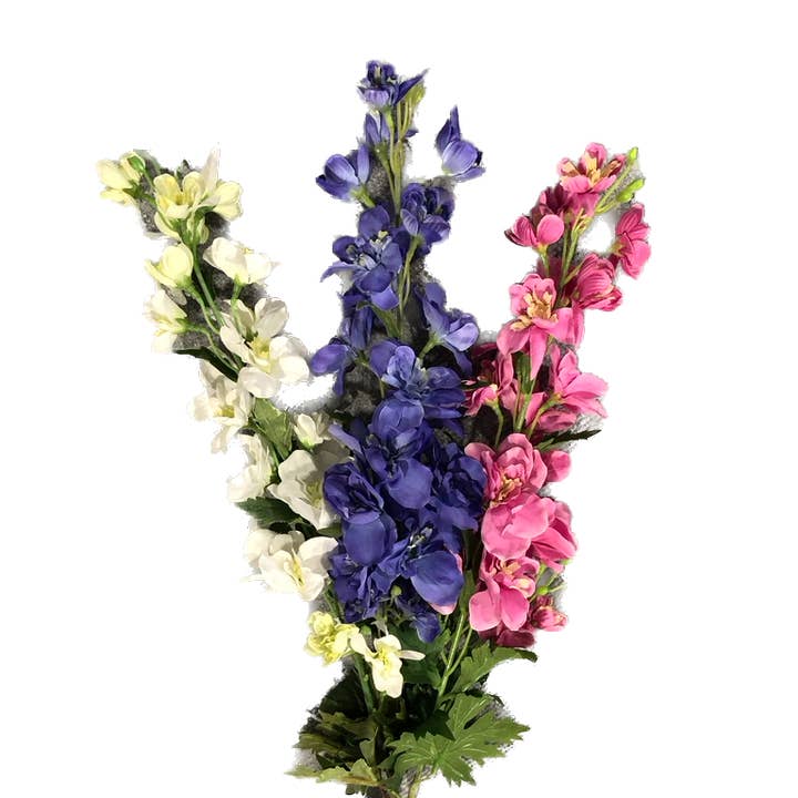 Mezu Silk Flowers – Großhandel Künstliche Blumen – Künstliches rosafarbenes Rittersporn1