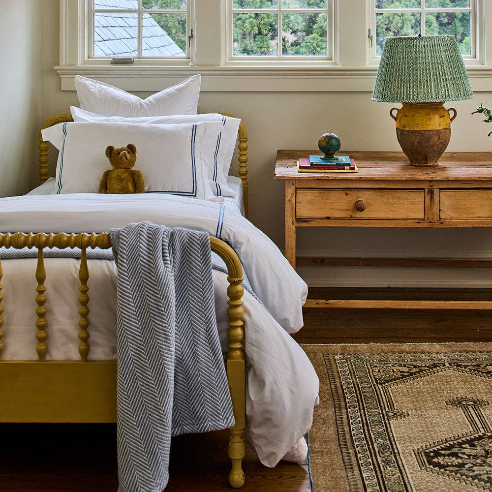 Red Land Cotton - Wholesale Sheet Set - Ella Embroidered Sheet Set4