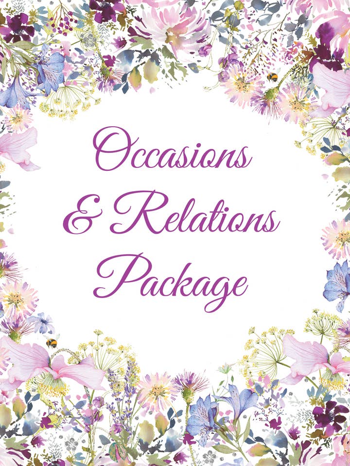 A Package of Occasions & Relations 28 designs for wholesale by Nigel Quiney Publications Ltd
