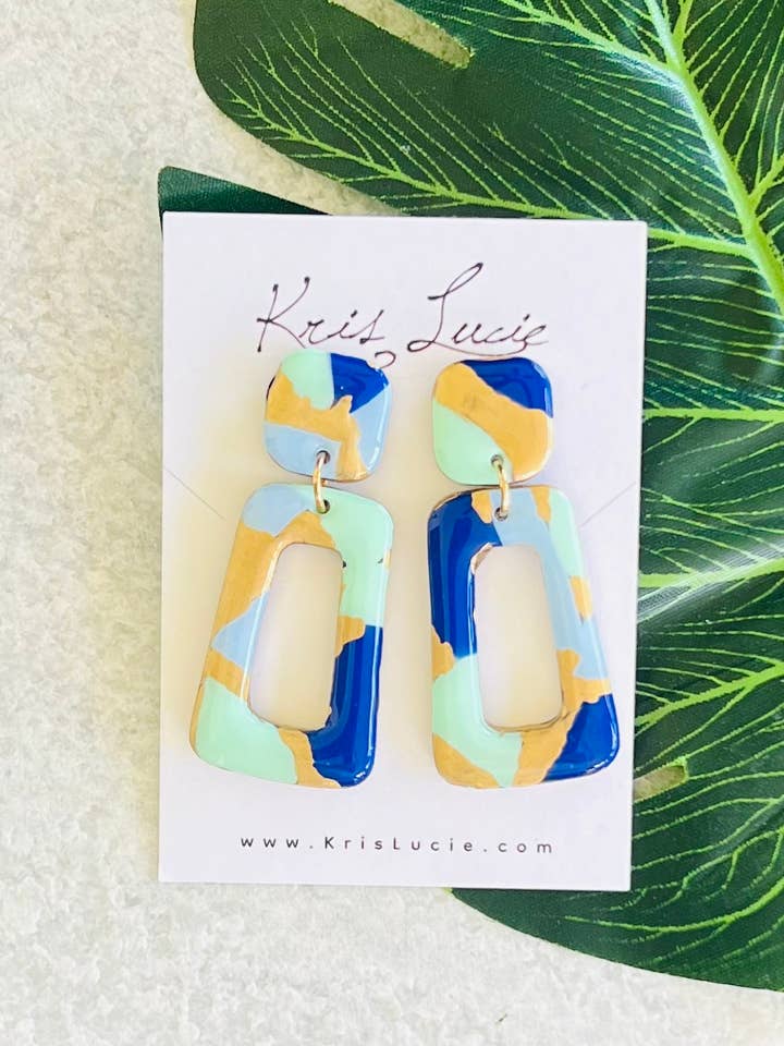 Gold Sea Earrings for wholesale by Kris Lucie