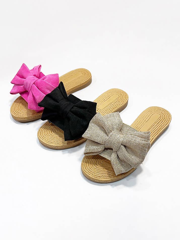 CCOCCI - Wholesale Sandals - Women's - ATHENA-24 BIG BOW RIBBON LIGHTWEIGHT FOAM SANDALS3