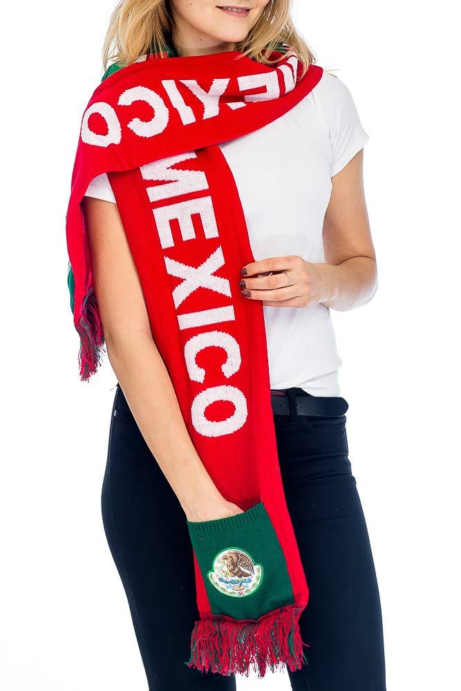 Cap Zone - Wholesale Scarf - Women's - MEXICO Team League Headwear Scarf5