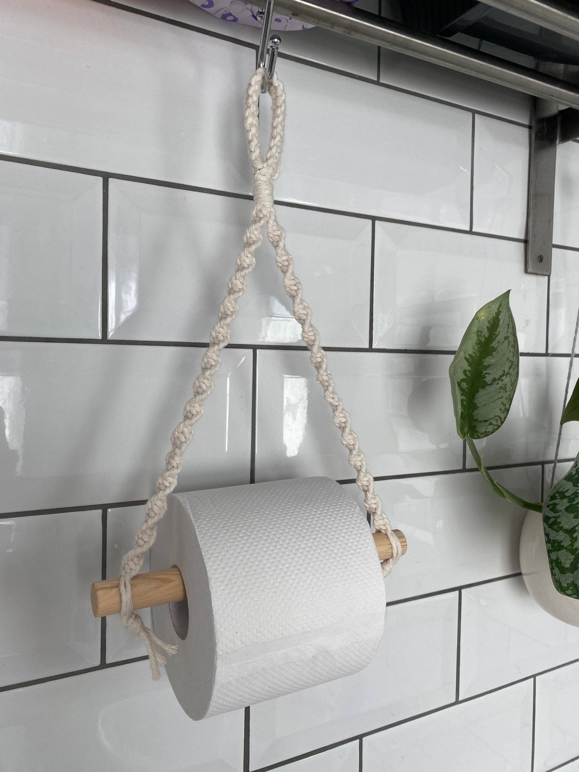 Macra-Made With Love - Wholesale Toilet Paper Holder - Hanging Macramé Toilet Paper Holder25