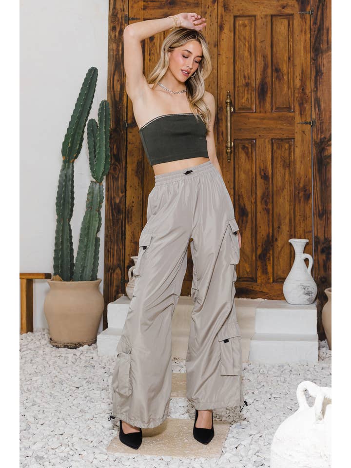 LABIJOU – Engroshandel Bukser - Dame – SM100 Bukser - Essential Parachute Cargo Bukser2