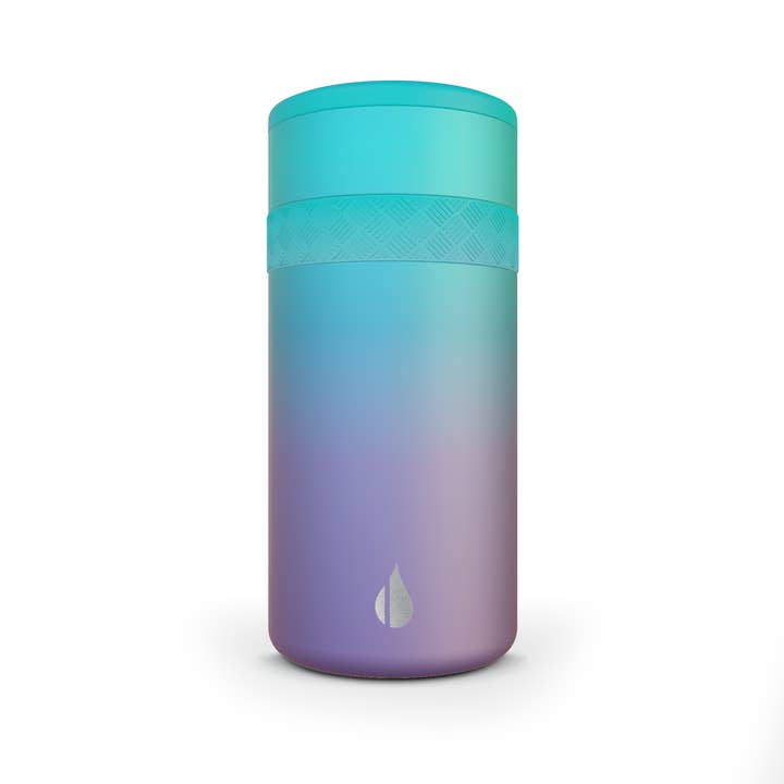 Elemental - Wholesale Drink Huggers & Koozies - Insulated Slim Can Cooler With Grip 12oz - Mermaid1