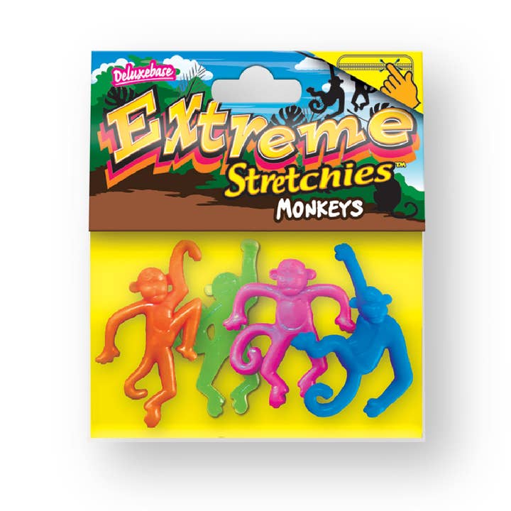 Deluxebase - Wholesale Fidget Toy - Kids - Extreme Stretchies Mini Figurines - Monkeys
