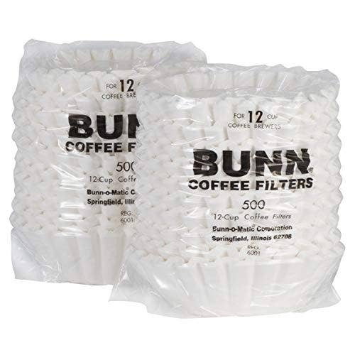 Shop The King - Wholesale Coffee Filter - BUNN 20115.0000 12-Cup Paper Filters for Brewers - 1000 Count