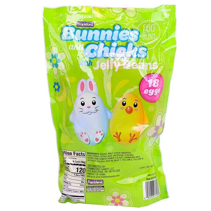 I Got Your Candy - Wholesale Boiled sweets - Frankford Bunnies and Chicks with Jelly Beans 3.17oz - 6ct2