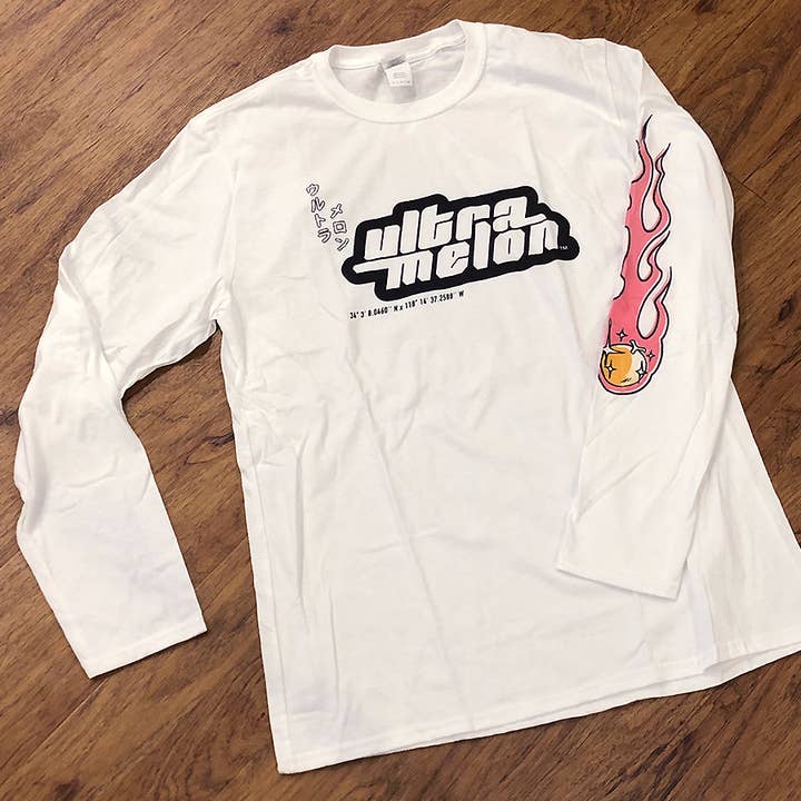 ULTRAMELON Logo Long Sleeve Tee for wholesale by Ultra Melon