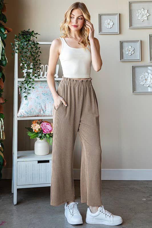 HEIMISH – Calças - Mulher por atacado – EP6751-12 CALÇAS URBANAS MACIÇAS CORTADAS COM NERVURAS9