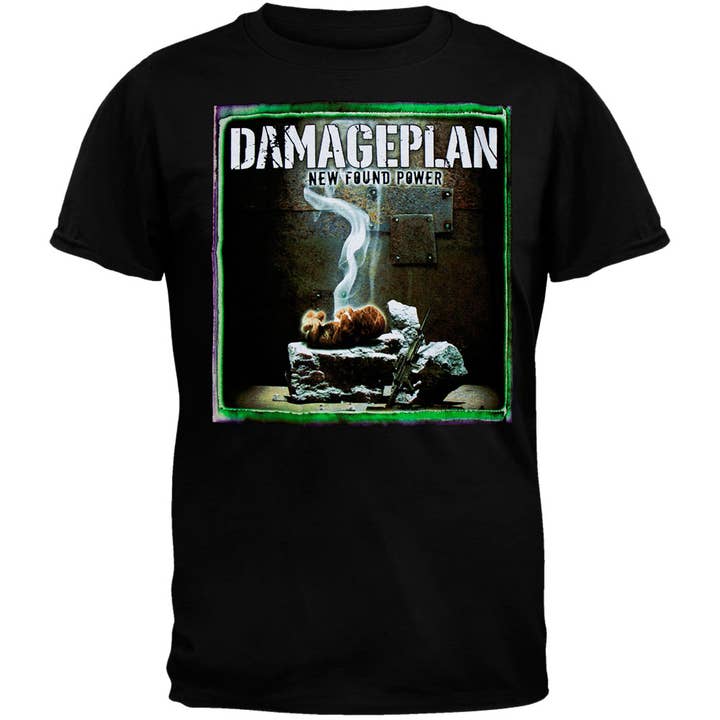 Damageplan - T-shirt Masculina New Found Power por atacado de Official Store