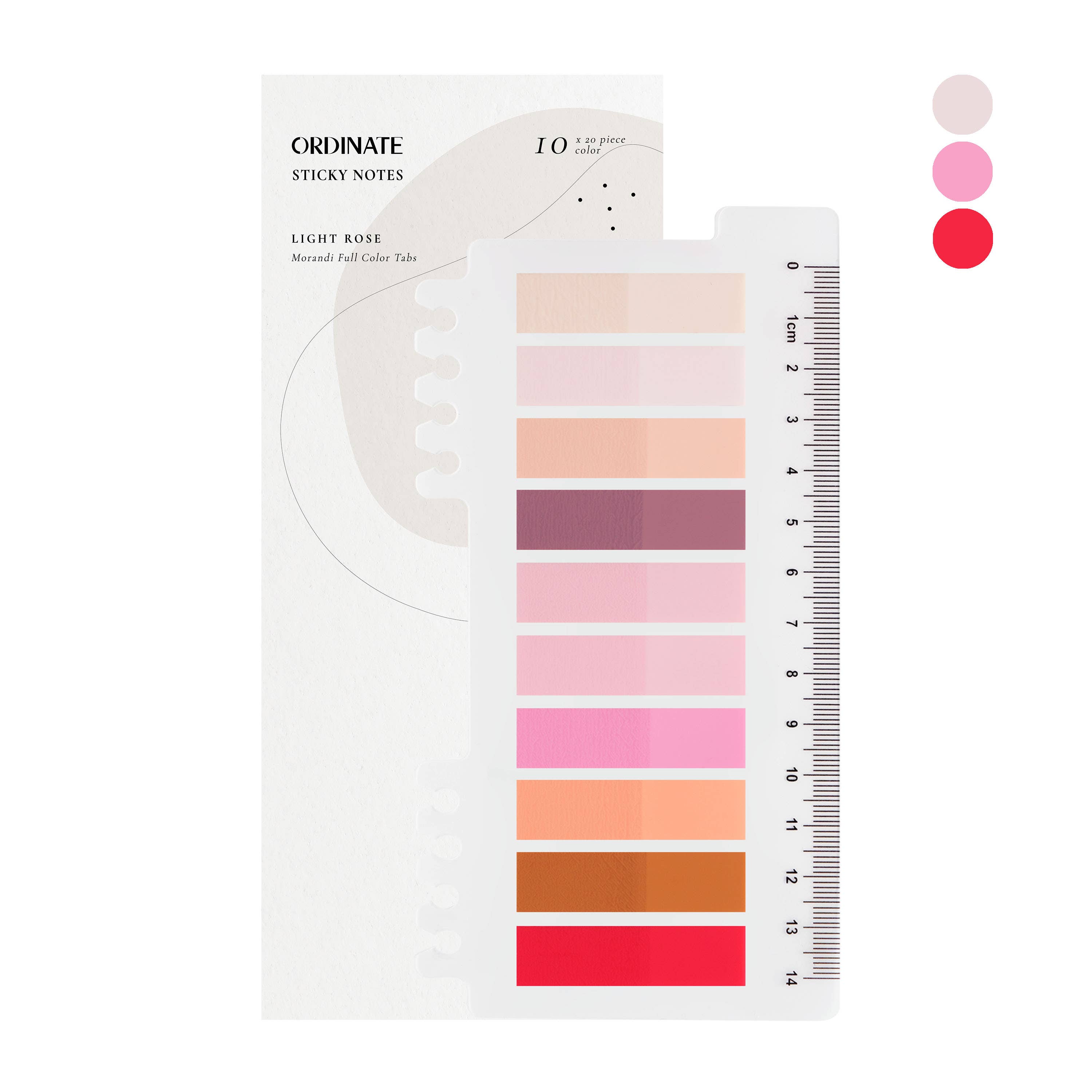 Ordinate - Wholesale Sticky Notes - Light Rose Sticky Notes | Sticky Notes | Sticky Tabs | Tabs6