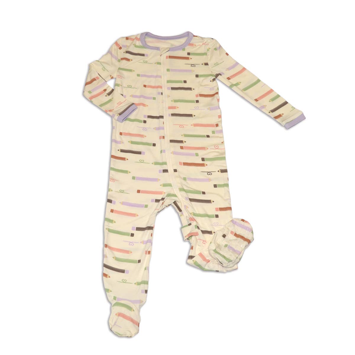 Silkberry Baby - Wholesale Sleepsuit - Baby - Bamboo Zip up Footed Sleeper (Print)19