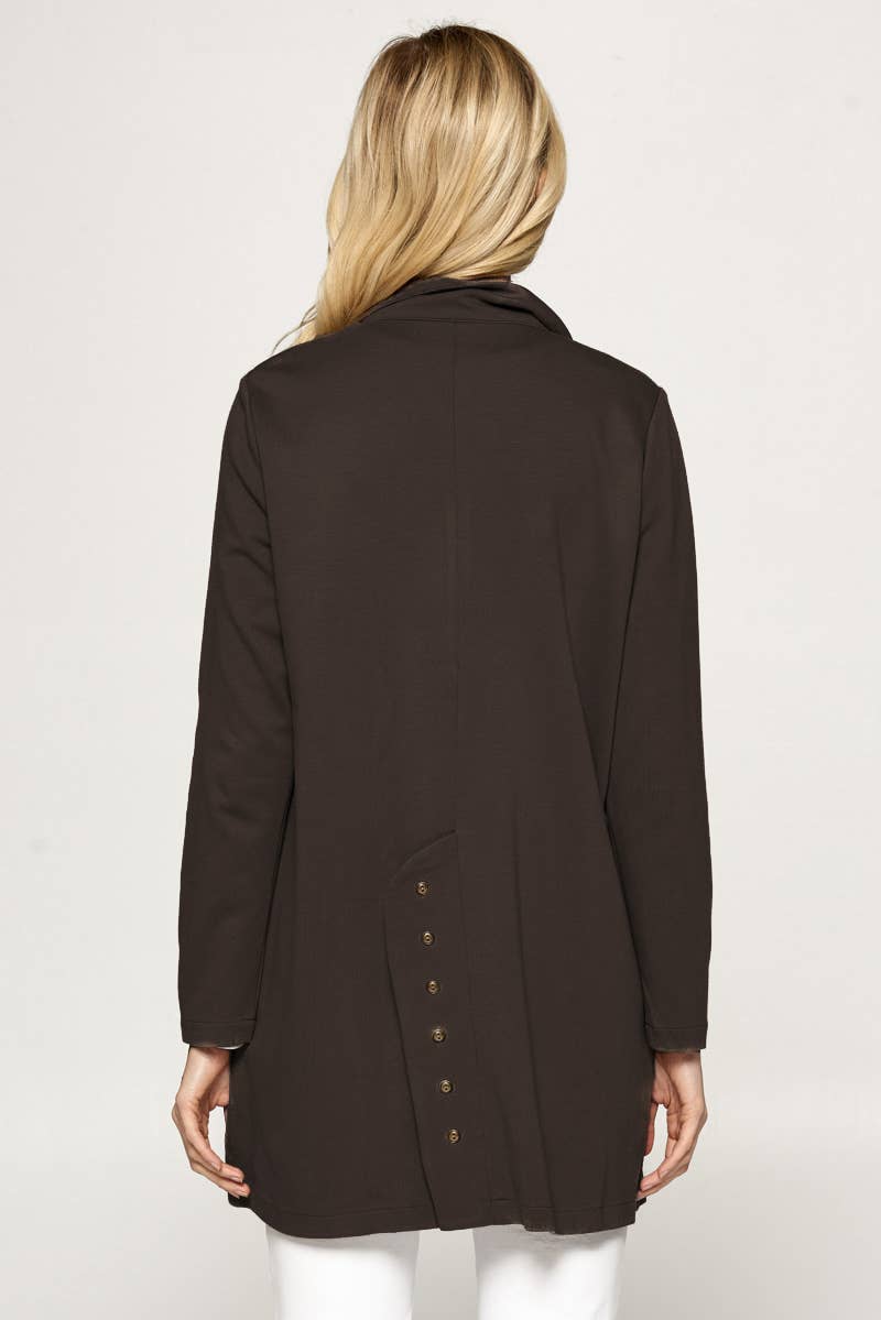 Focus Fashion – wholesale Jacket – Women's – Button Up Jacket with Pockets - M3031