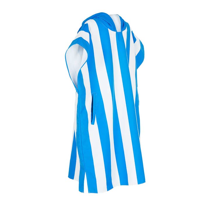 Dock & Bay UK - Wholesale Poncho - Unisex - Dock & Bay Poncho Adults - Bondi Blue - GRS Certified9