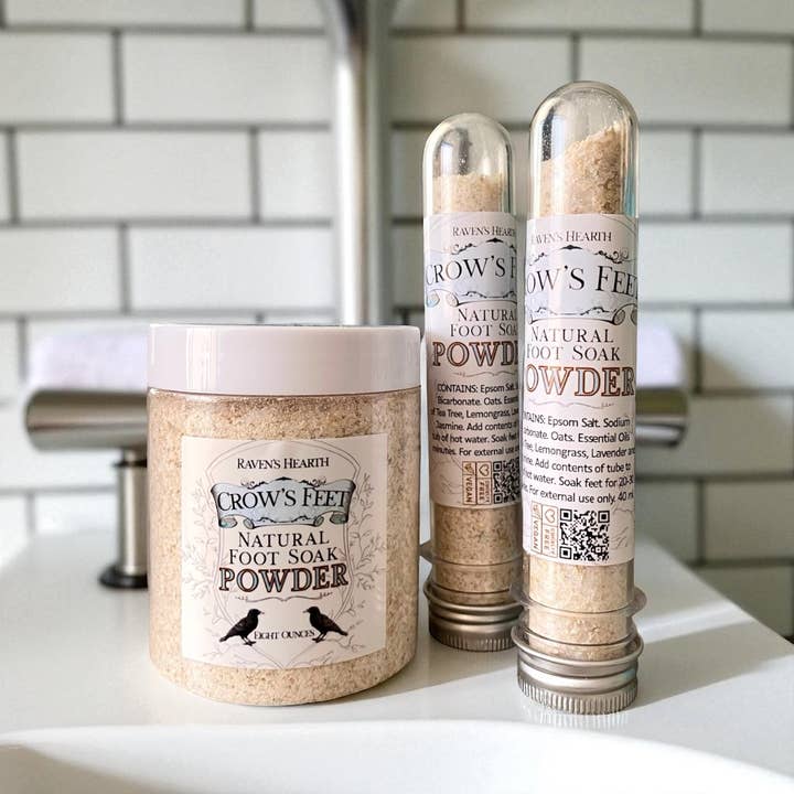 Raven’s Hearth - Wholesale Foot Scrub/Polish - Natural Foot Soak Powder | Hydrating & Anti-Bacterial4