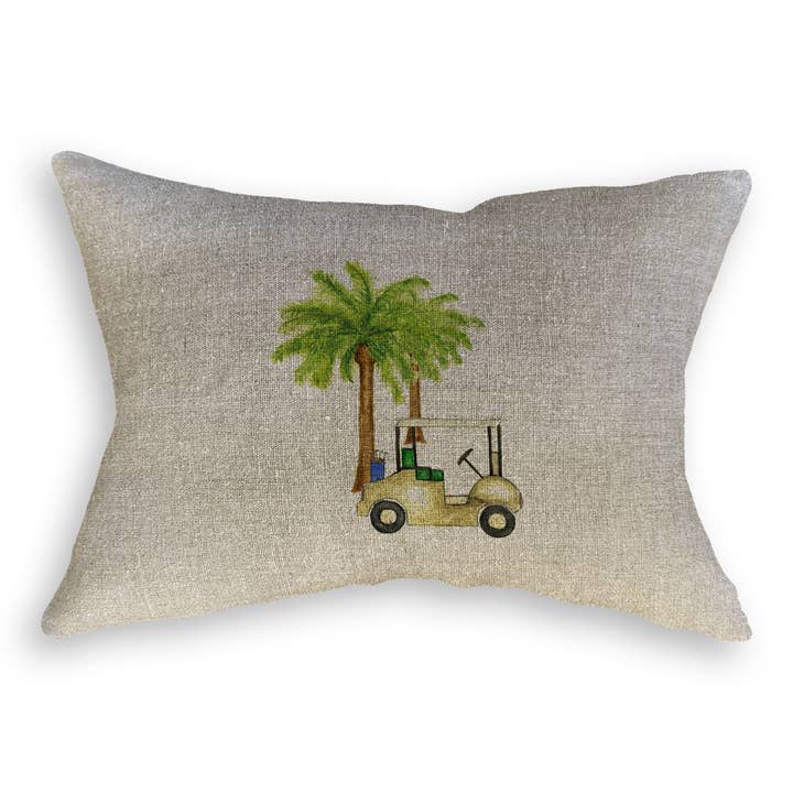 French Graffiti - Wholesale Tea Towel - Golf Cart with Palm Trees8
