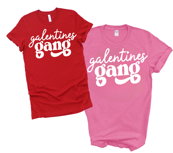The Candy Collections - Wholesale Screen Printed T-Shirt - Women's - Galentines gang graphic Valentines tee shirt trucker hat0