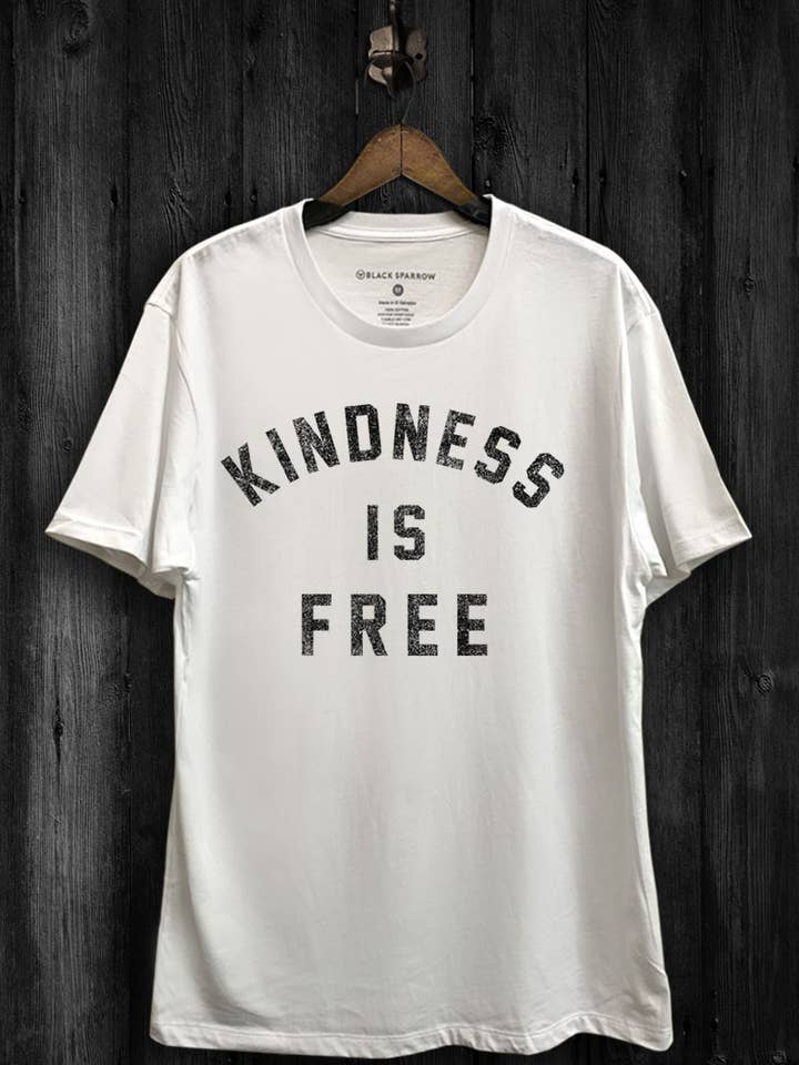 Kindness is Free Graphic Top for wholesale by Lotus Fashion Collection
