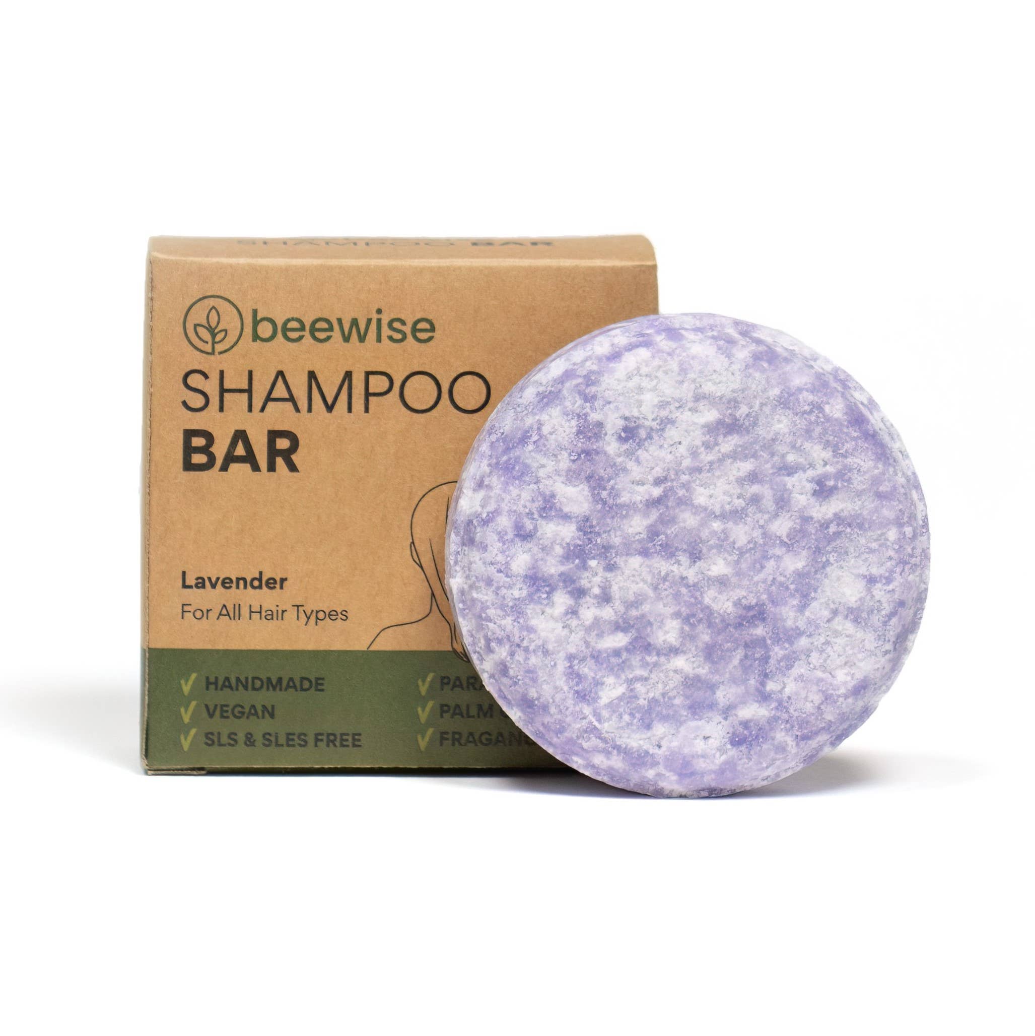 Beewise - Wholesale Shampoo Puck/Solid Shampoo - Shampoo Bar All Hair Types | SLS-Free & Vegan