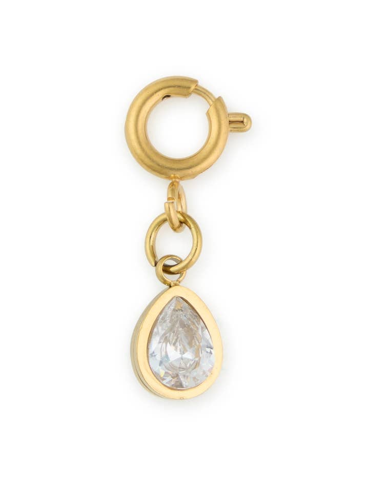 Pear Gem Charm for wholesale by Les Miss