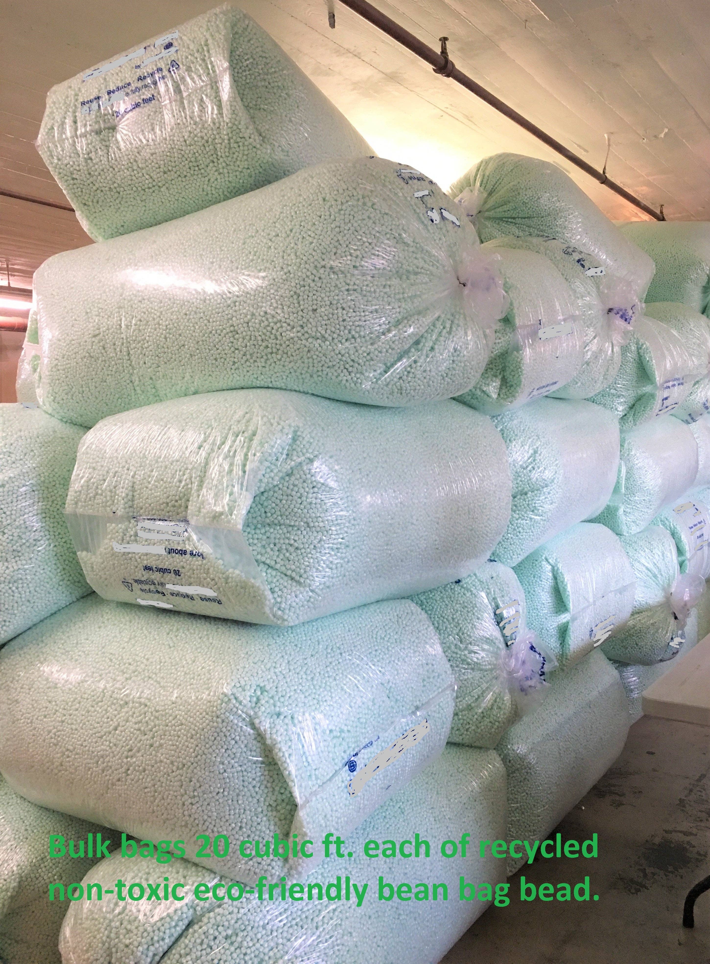 Bean Products - Vente Boîtes de conservation - Remplissage de poufs - Nouveau rembourrage de pouf recyclé non toxique13