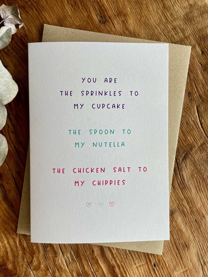 You Are The Sprinkles to my Cupcake for wholesale by To & From Cards