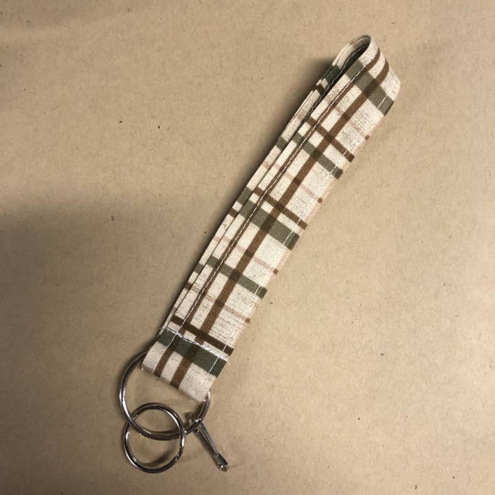 Cinturino da polso portachiavi in tartan per esterni per la vendita all'ingrosso da parte di MadeBySusannah