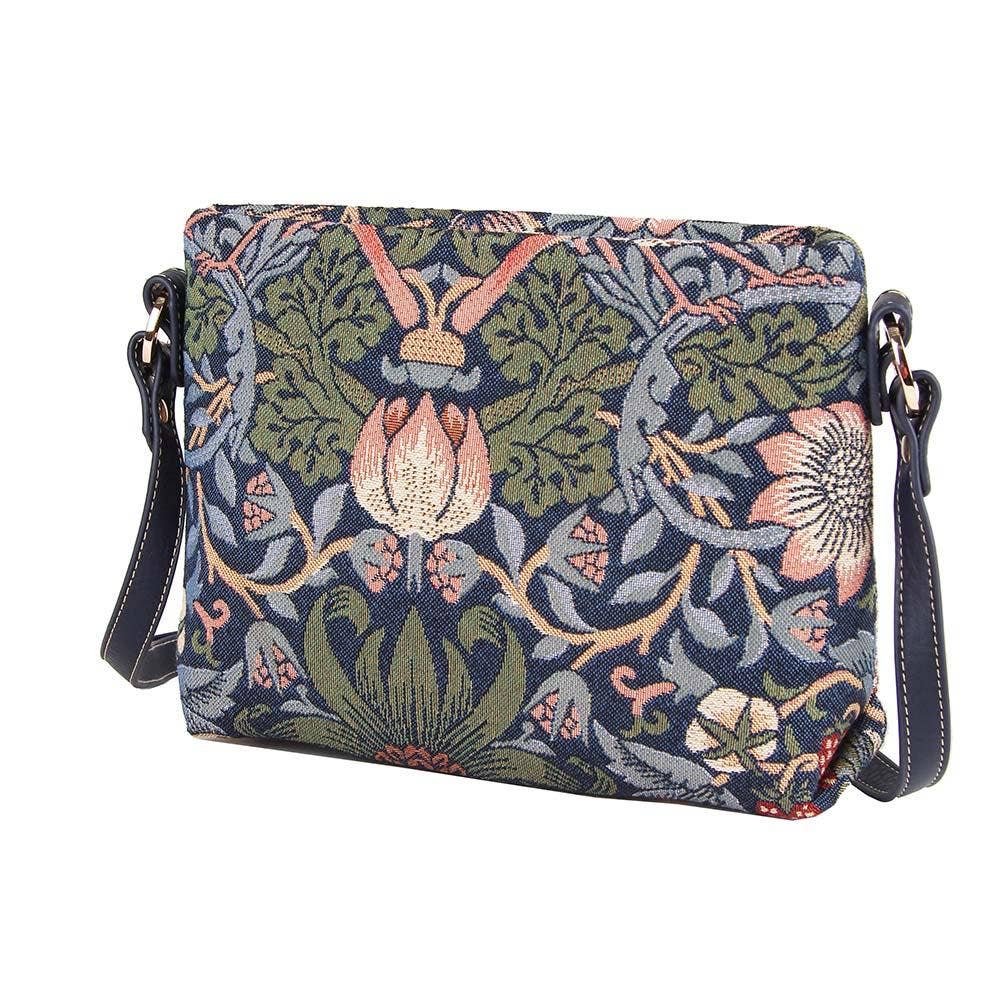 Signare Tapestry - Wholesale Crossbody Bag - Women's - William Morris Strawberry Thief Blue - Cross Body Bag3