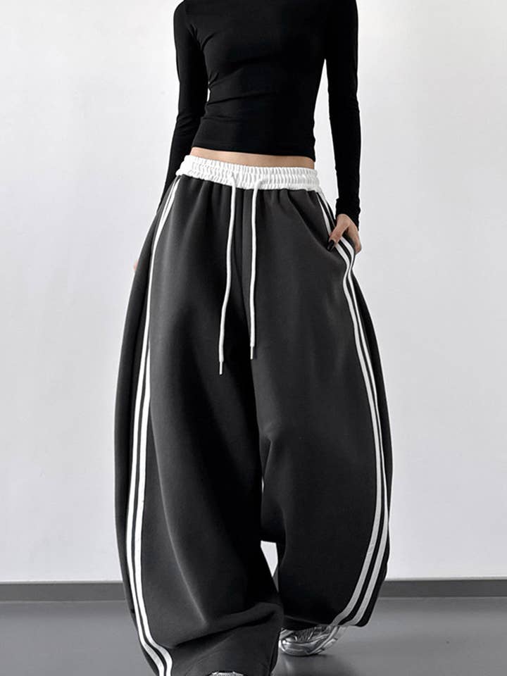 Mccolin - Wholesale Pants - Women's - Wide-Leg Casual Track Pants