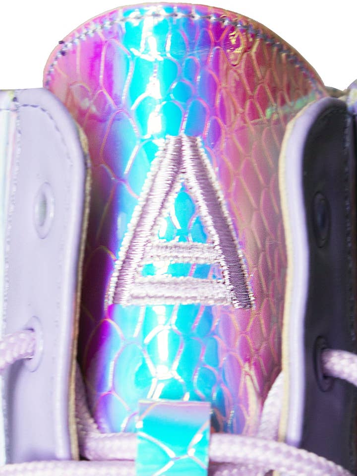 LASR – wholesale Stövlar - Dam – Fairy Kiss höga lavender platåstövlar8