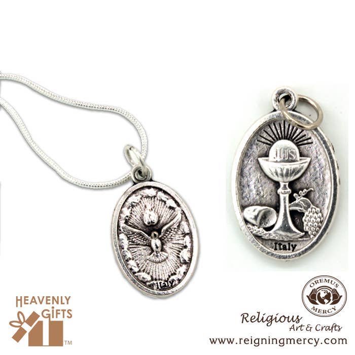 Medal - First (1st) Holy Communion Charm 1" for wholesale by Oremus Mercy