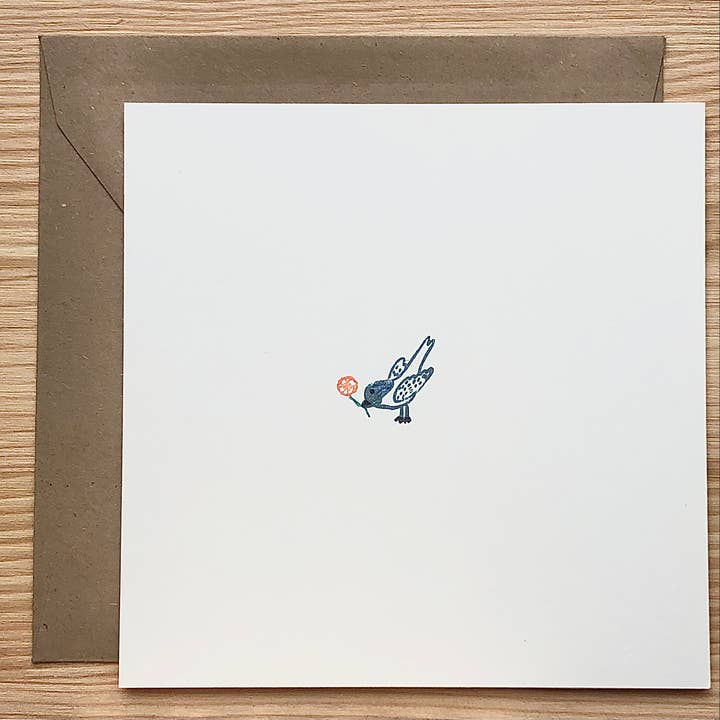 Blå Bird Card for engroshandel hos Teddy's